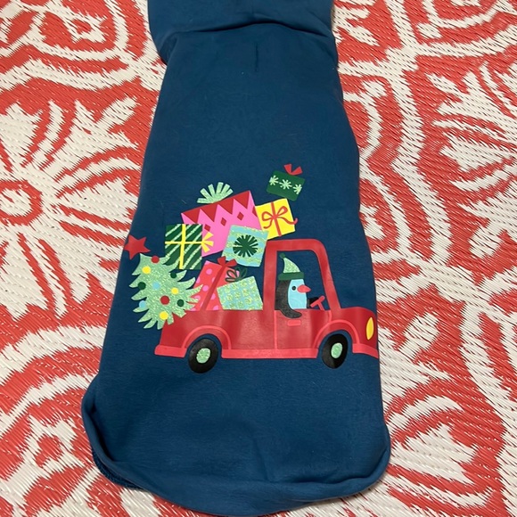 NWT Dog Cat Christmas Holiday cold weather hoodie Size Medium - Picture 5 of 11